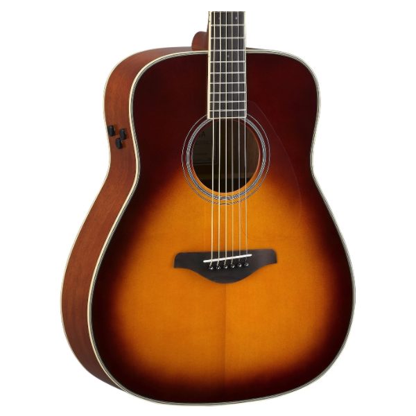 Yamaha FG-TA TransAcoustic Electric-acoustic Guitar – Brown Sunburst — view 2
