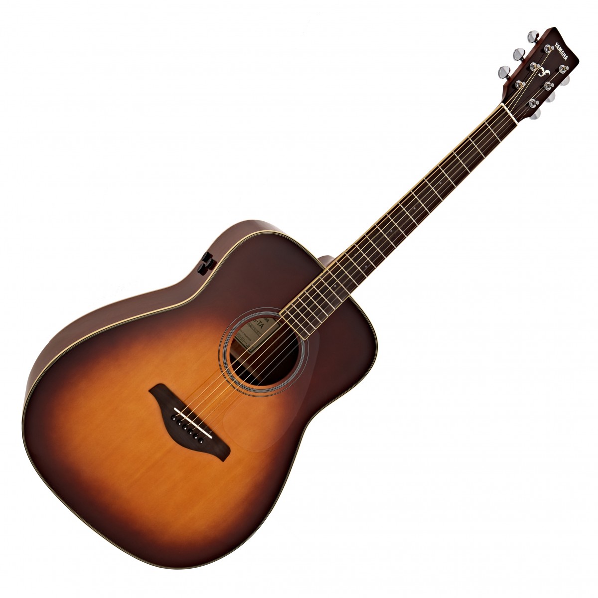 Yamaha FG-TA TransAcoustic Electric-acoustic Guitar – Brown Sunburst — view 3