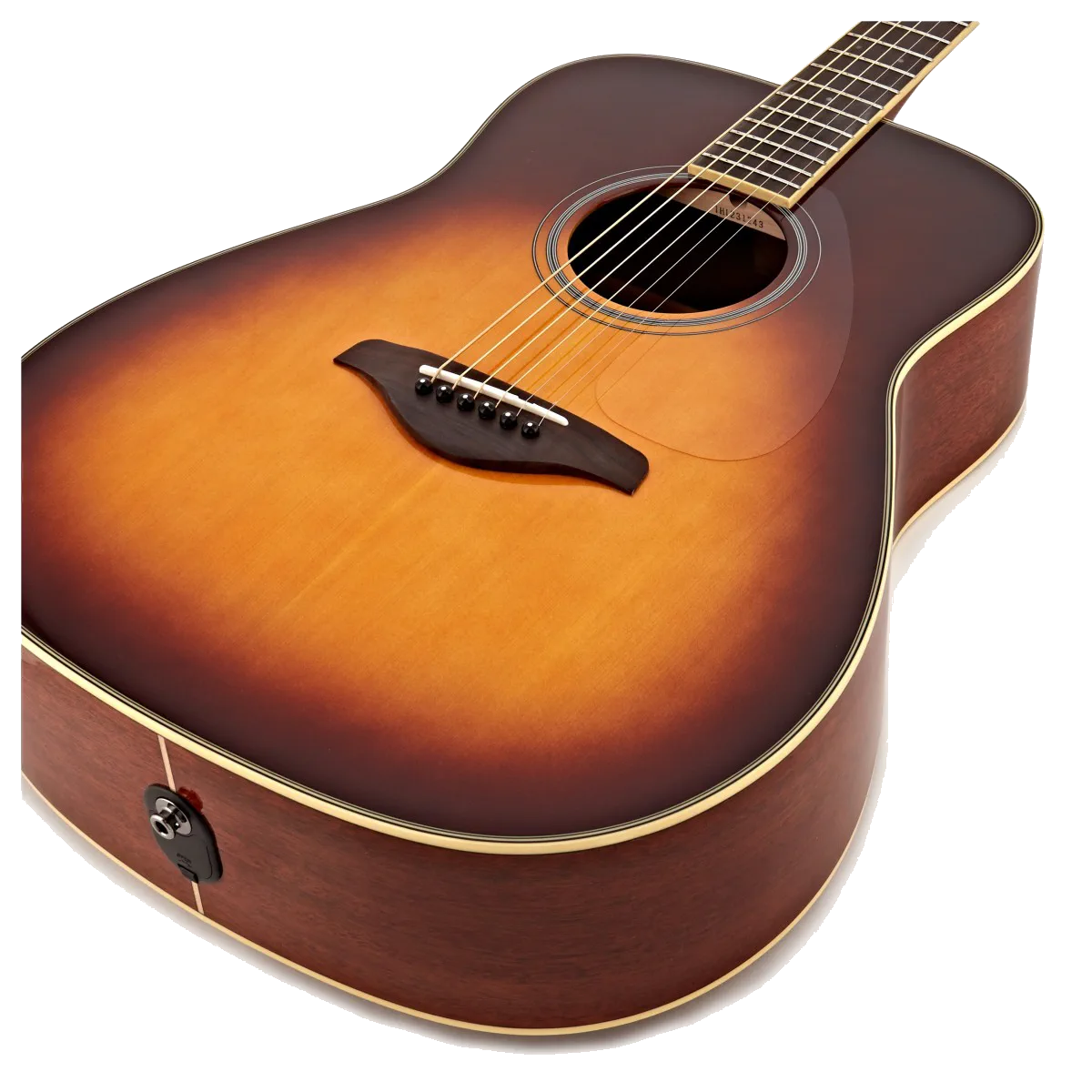 Yamaha FG-TA TransAcoustic Electric-acoustic Guitar – Brown Sunburst — view 5