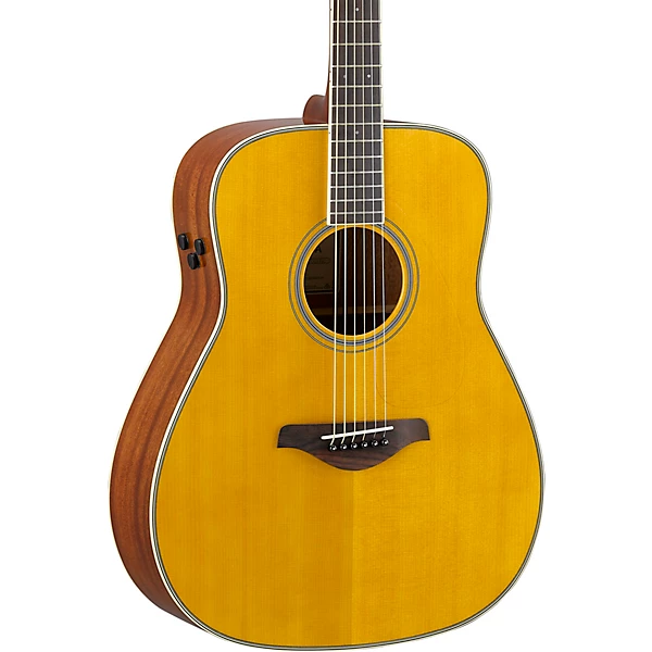 Yamaha FG-TA TransAcoustic Dreadnought Acoustic-electric Guitar – Vintage Tint — view 1