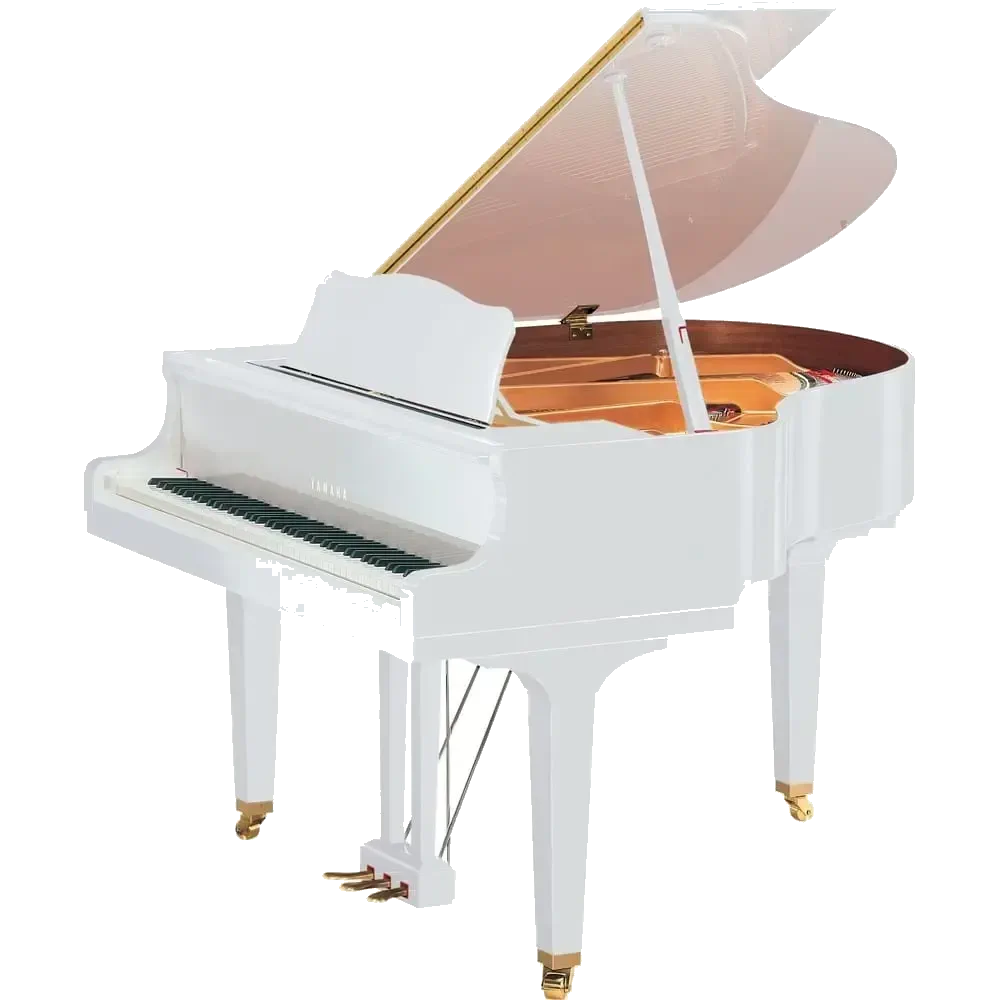 Yamaha GB1K Acoustic Grand Piano – Polished White