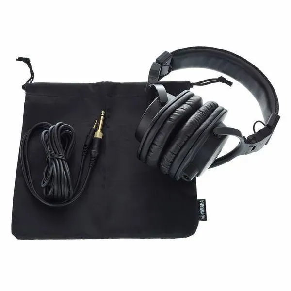 Yamaha Instruments HPH-MT5 Studio Headphones - Black — view 3