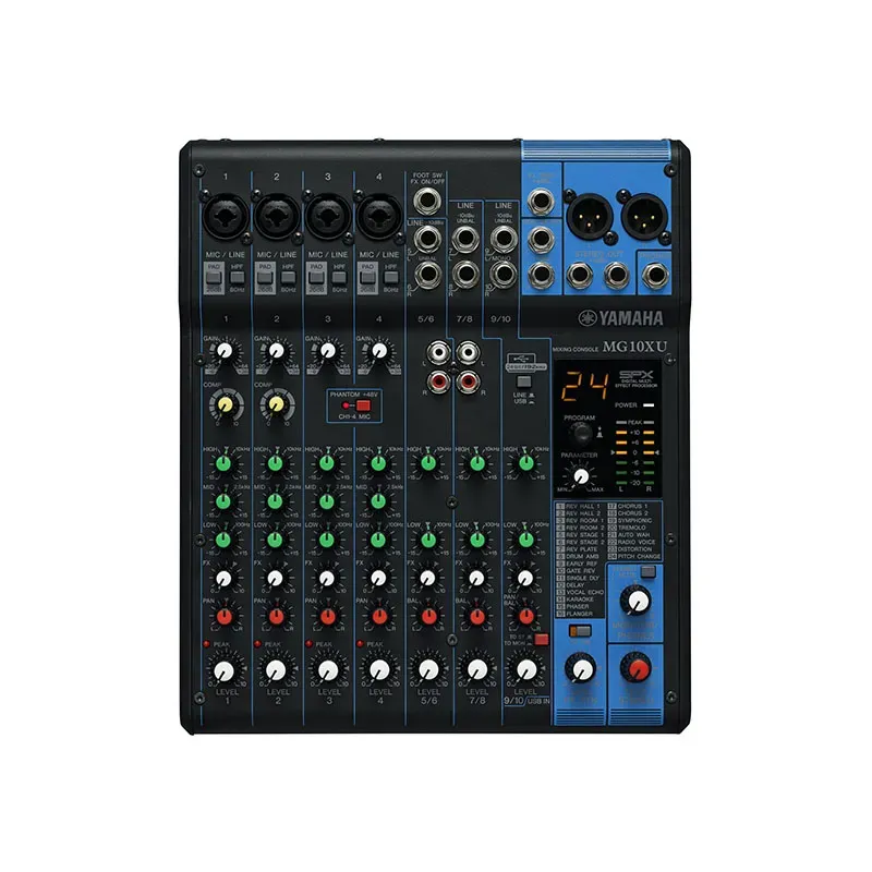 Yamaha MG10XU 10-Input Mixer w/ USB and FX — view 1