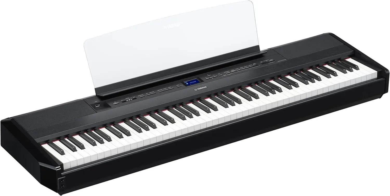 Yamaha P-525 88-key Digital Piano with Speakers - Black — view 3