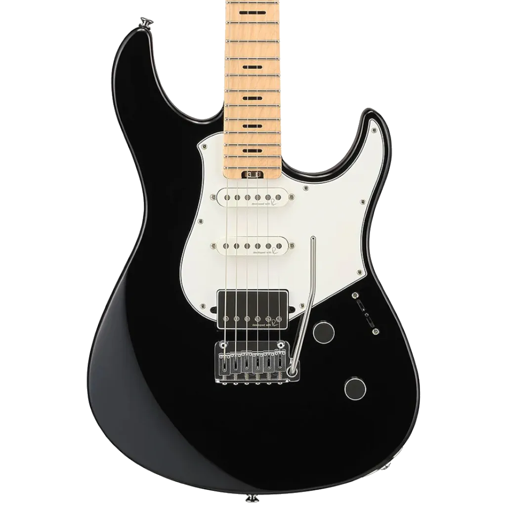 Yamaha PACS+12 Pacifica Standard Plus Electric Guitar – Maple Fingerboard – Black — view 1