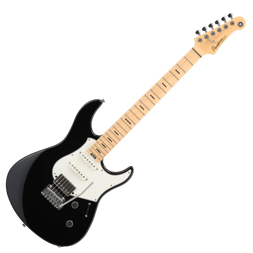 Yamaha PACS+12 Pacifica Standard Plus Electric Guitar – Maple Fingerboard – Black — view 2