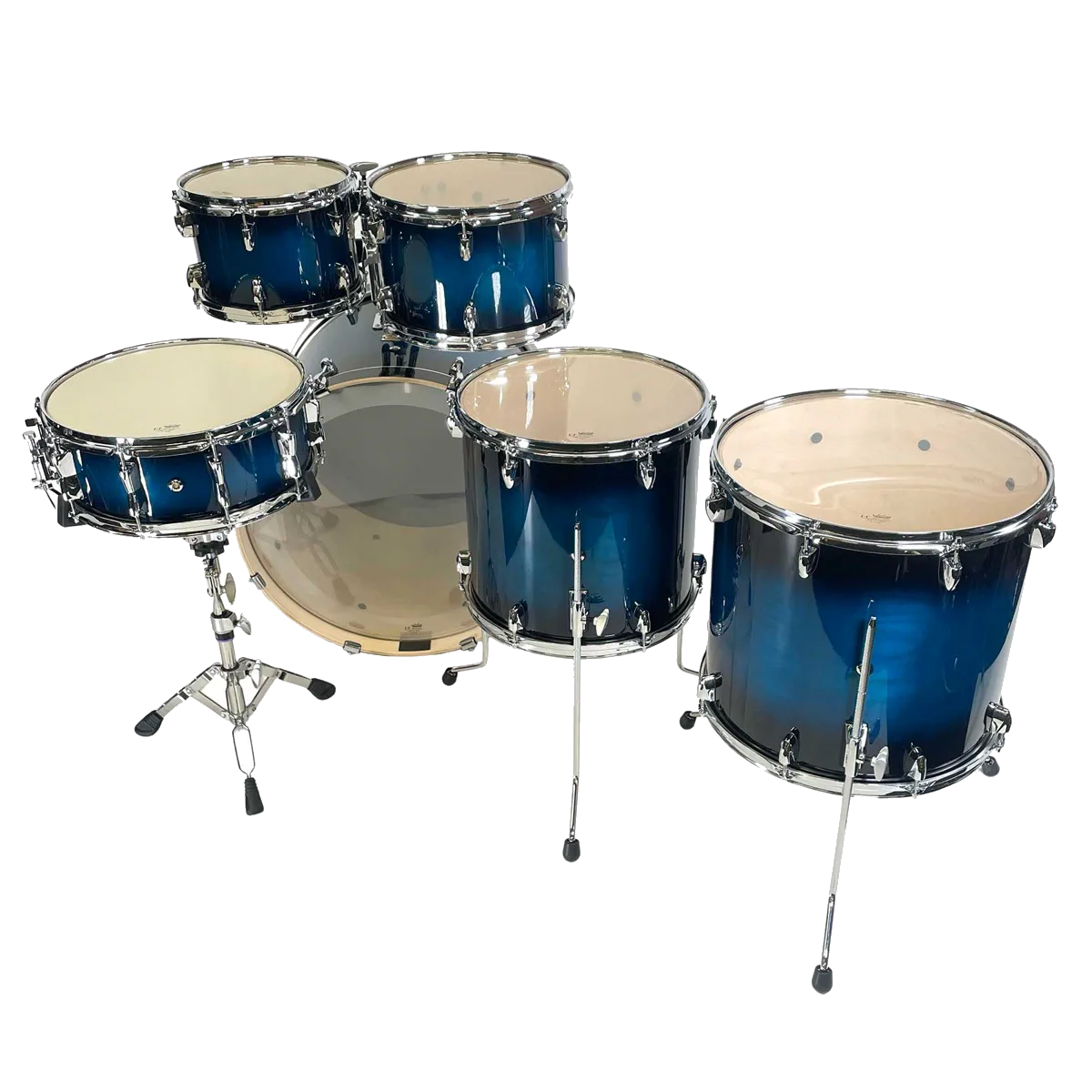 Yamaha SBP2F50 Stage Custom Birch 5-piece Shell Pack – Deep Blue Sunburst — view 3