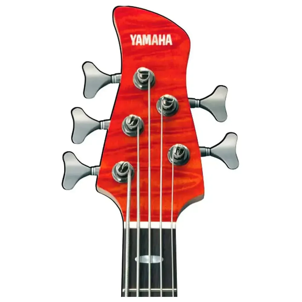 Yamaha TRB1005J 5-string Bass Guitar - Caramel Brown — view 3