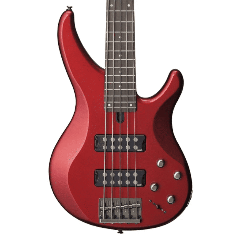 Yamaha TRBX305 5-String Electric Bass – Candy Apple Red — view 1
