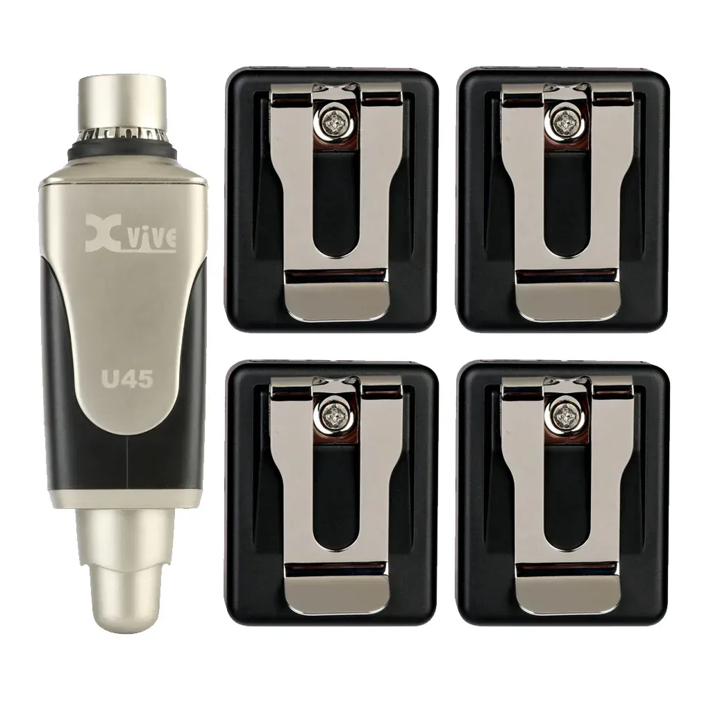 Xvive U45R4 5.8GHz Wireless In-Ear Monitor System with 4 Receivers — view 5