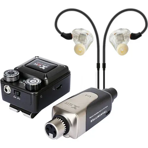 Xvive U4 Wireless In-ear Monitoring System with T9 Earphones — view 2