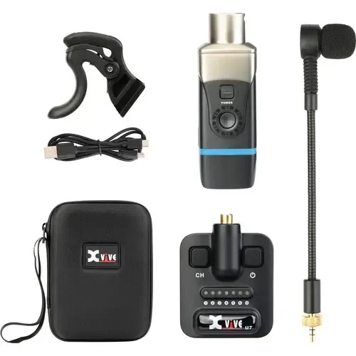 Xvive U7 Saxophone and Trumpet Wireless System - Black — view 2