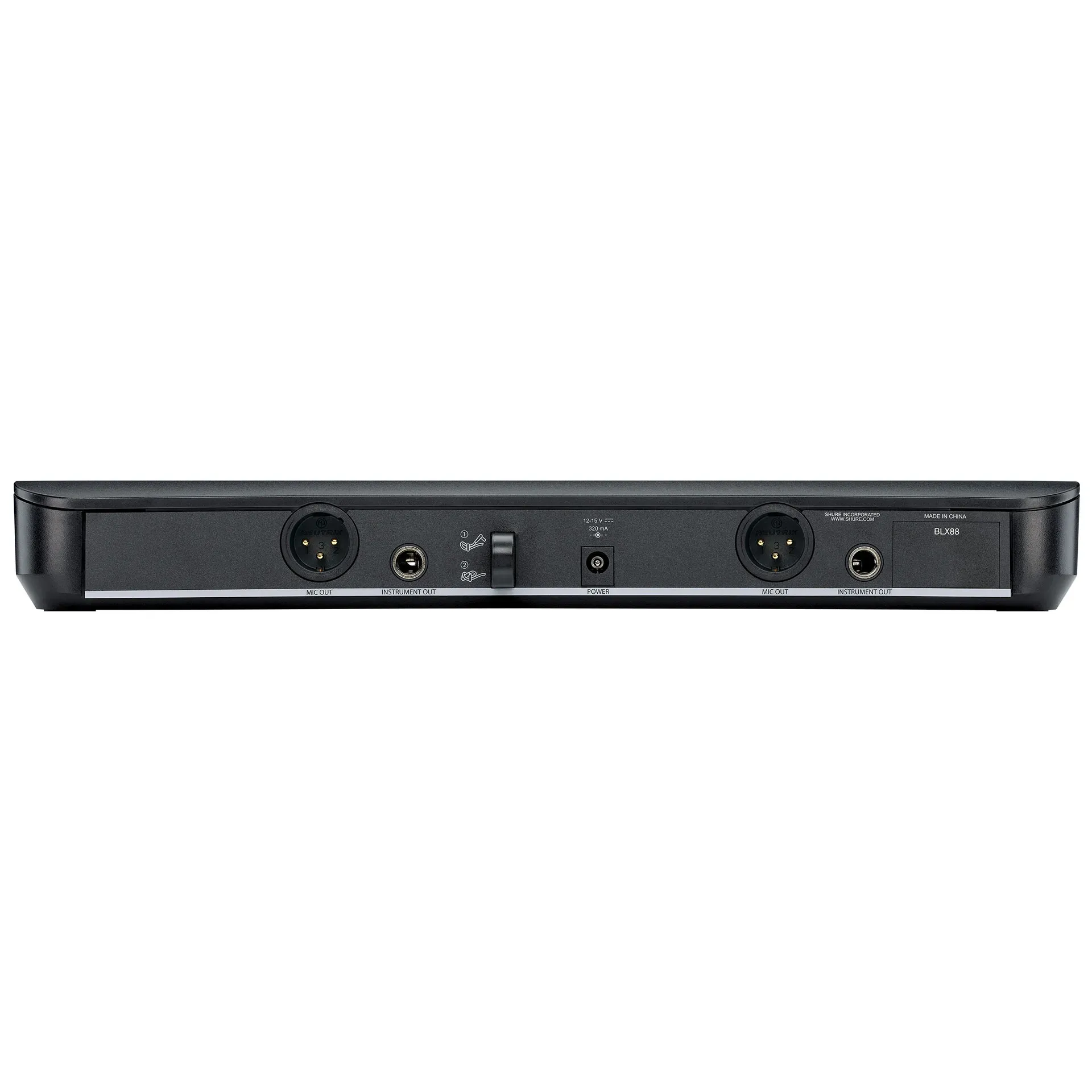 Shure BLX288/PG58 Dual Wireless Handheld Mic System w/ PG58 — view 4