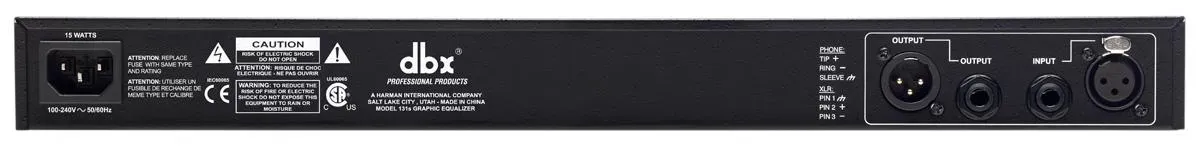 DBX 131SV 2 Band Graphic Equalizer — view 3