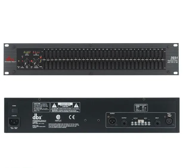 DBX 2031 Single Channel 31-Band Graphic EQ — view 2