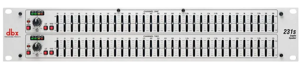 DBX 231s - 2 x 31-Band Graphic Equalizer — view 2