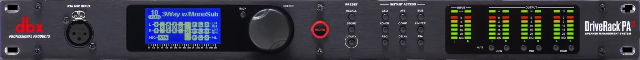 DBX DriveRack PA2 Complete Loudspeaker Management System — view 2