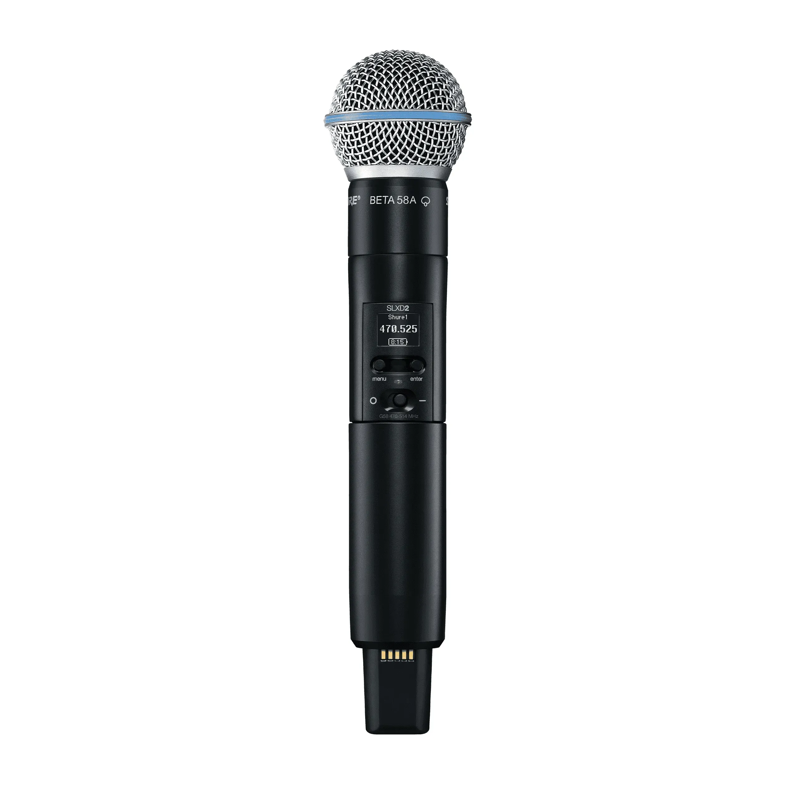 Shure SLXD2/B58-G59 Handheld Wireless Transmitter with Beta 58A Microphone Capsule