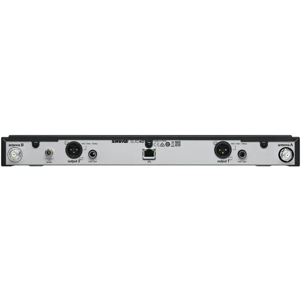 Shure SLXD4DE-G59 – Dual Channel – Digital Wireless Receiver — view 2