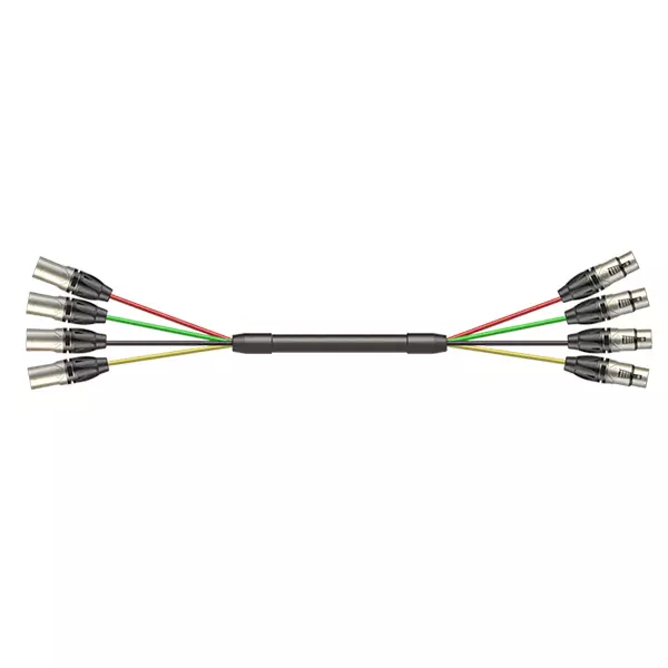Roxtone Stage Loom 4 x XLR M – 4 x XLR F – 3m
