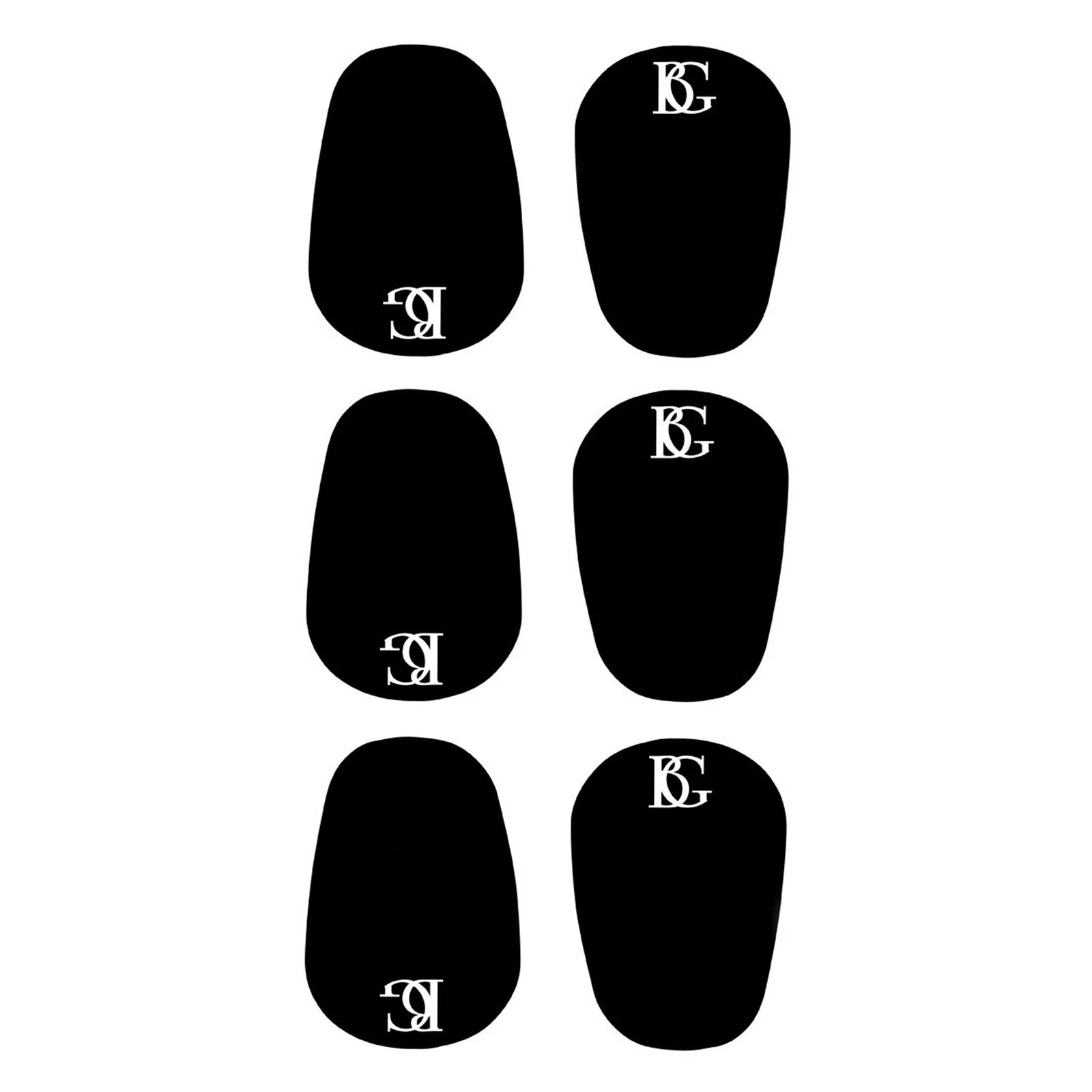 BG Mouthpiece Cushions sheet of 6 – Black