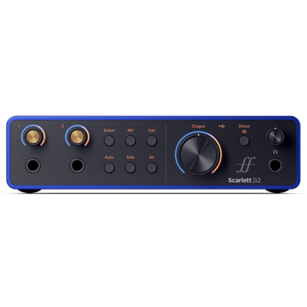 Focusrite Scarlett 2i2 USB-C Audio Interface – Forté/ISA Blue – Anniversary Edition — view 1