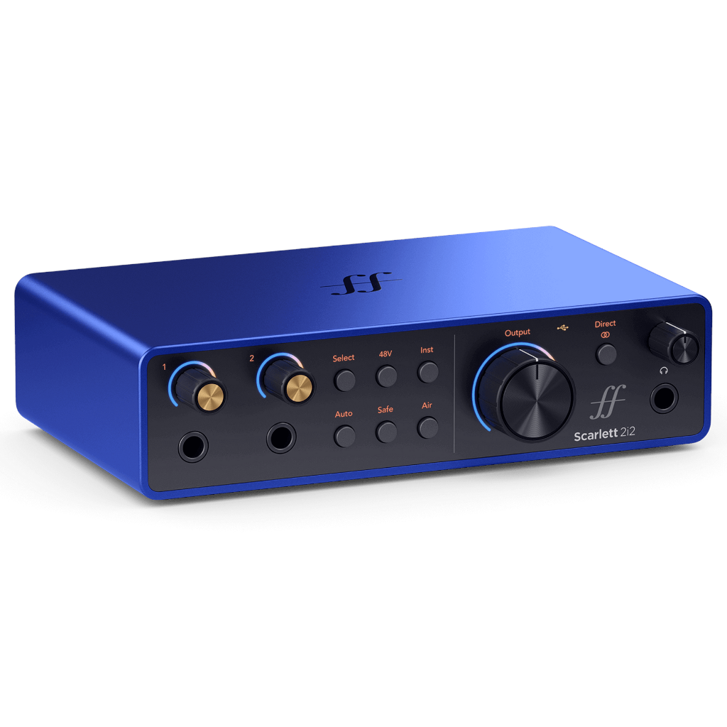 Focusrite Scarlett 2i2 USB-C Audio Interface – Forté/ISA Blue – Anniversary Edition — view 4