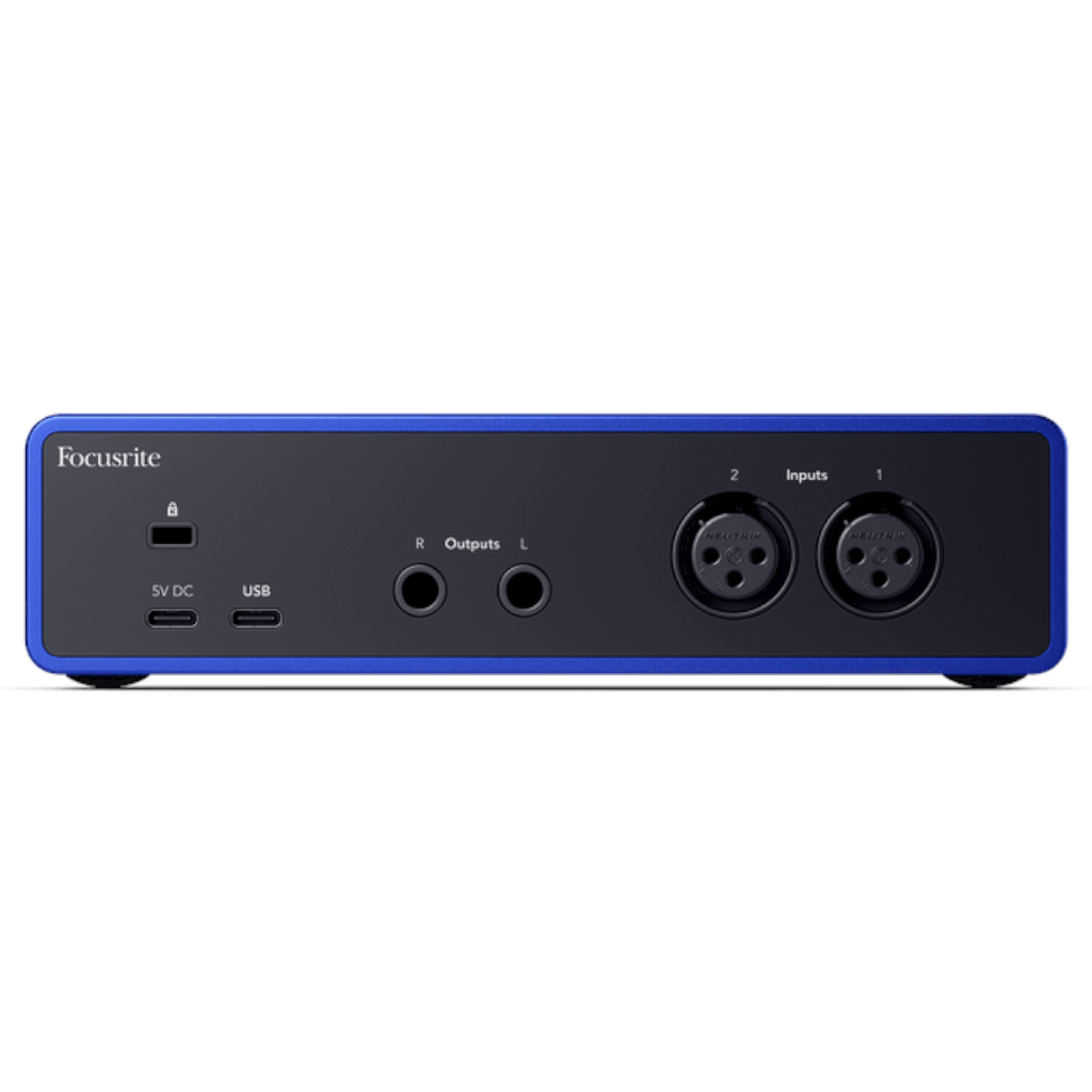 Focusrite Scarlett 2i2 USB-C Audio Interface – Forté/ISA Blue – Anniversary Edition — view 2