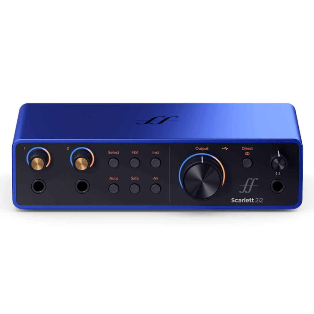 Focusrite Scarlett 2i2 USB-C Audio Interface – Forté/ISA Blue – Anniversary Edition — view 3