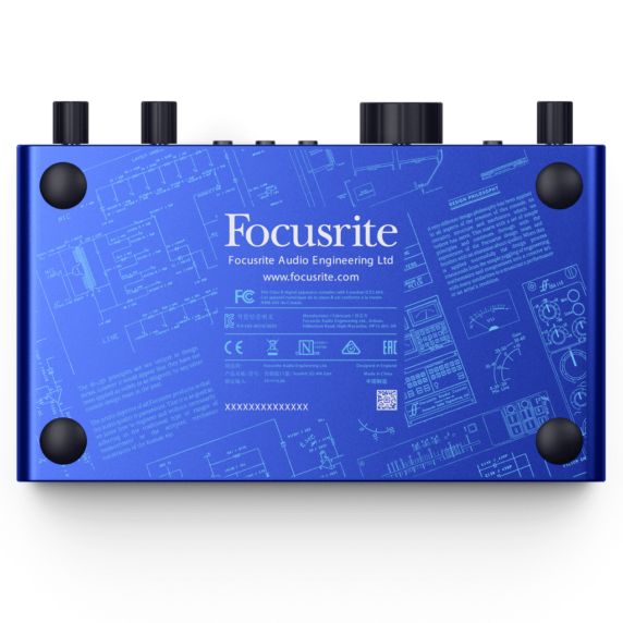 Focusrite Scarlett 2i2 USB-C Audio Interface – Forté/ISA Blue – Anniversary Edition — view 6