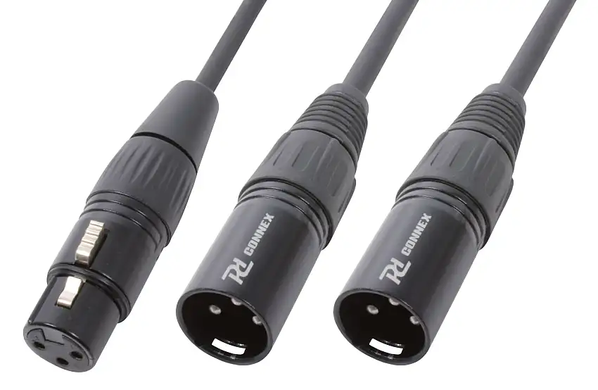PD Connex Cx140 Xlr-f to 2 x XLR M Signal Lead — view 1