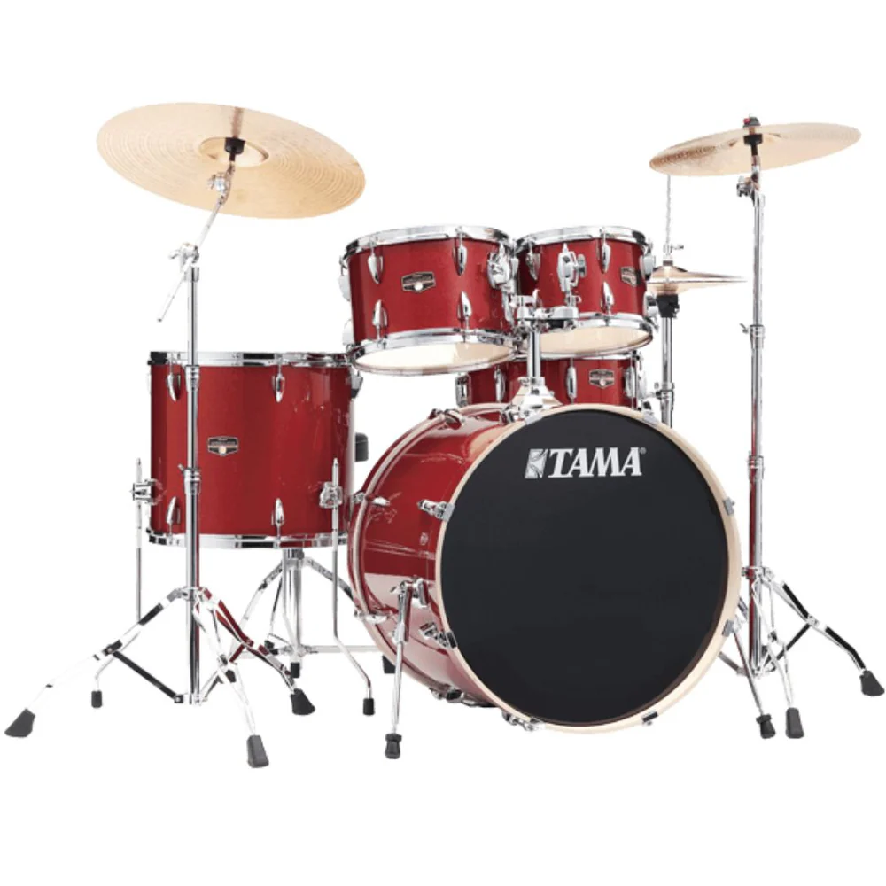 Tama IP52H6W Imperialstar 5 Piece Drum Kit – Burnt Red Mist W/ Paiste Cymbals