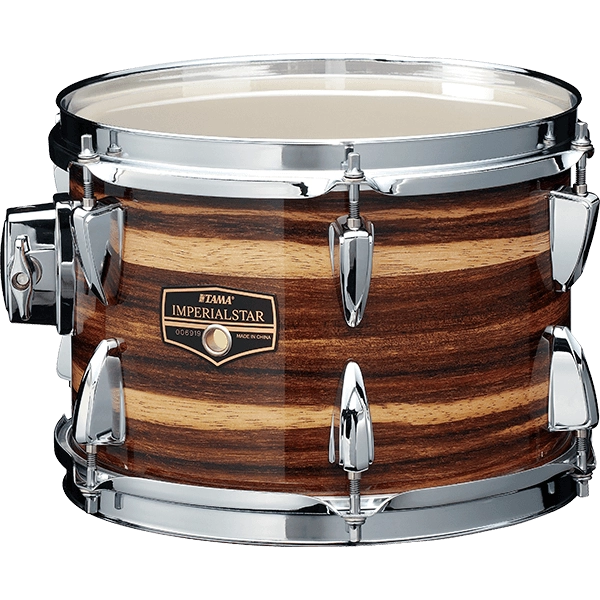 Tama IP52H6W Imperialstar 5 Piece Drum Kit – Coffee Teak Wrap W/ Paiste Cymbals — view 2