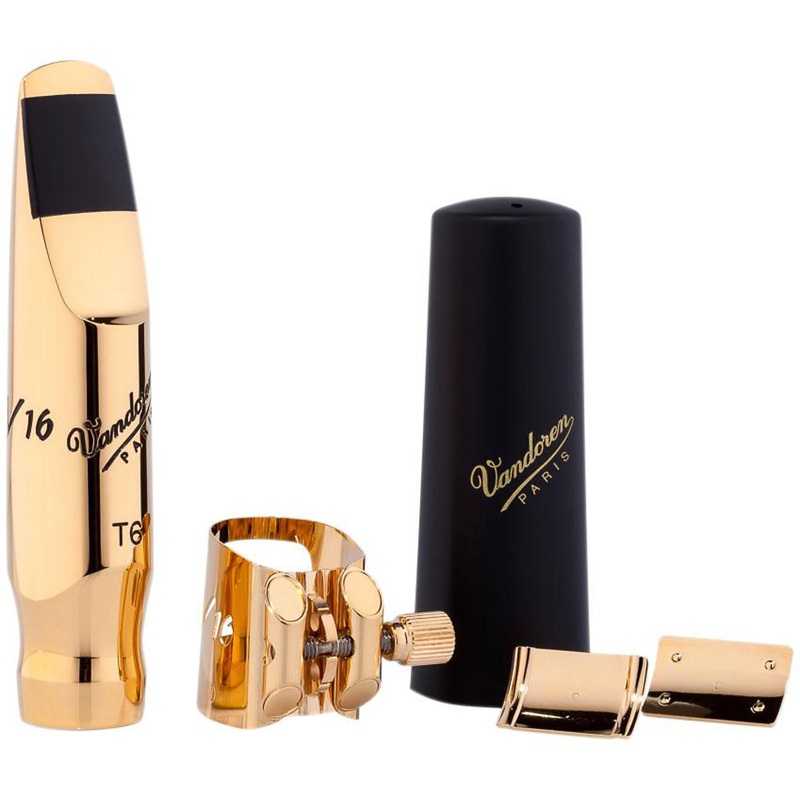 Vandoren LC080P Optimum Ligature for Metal Tenor Saxophone Mouthpiece – Gilded Gold