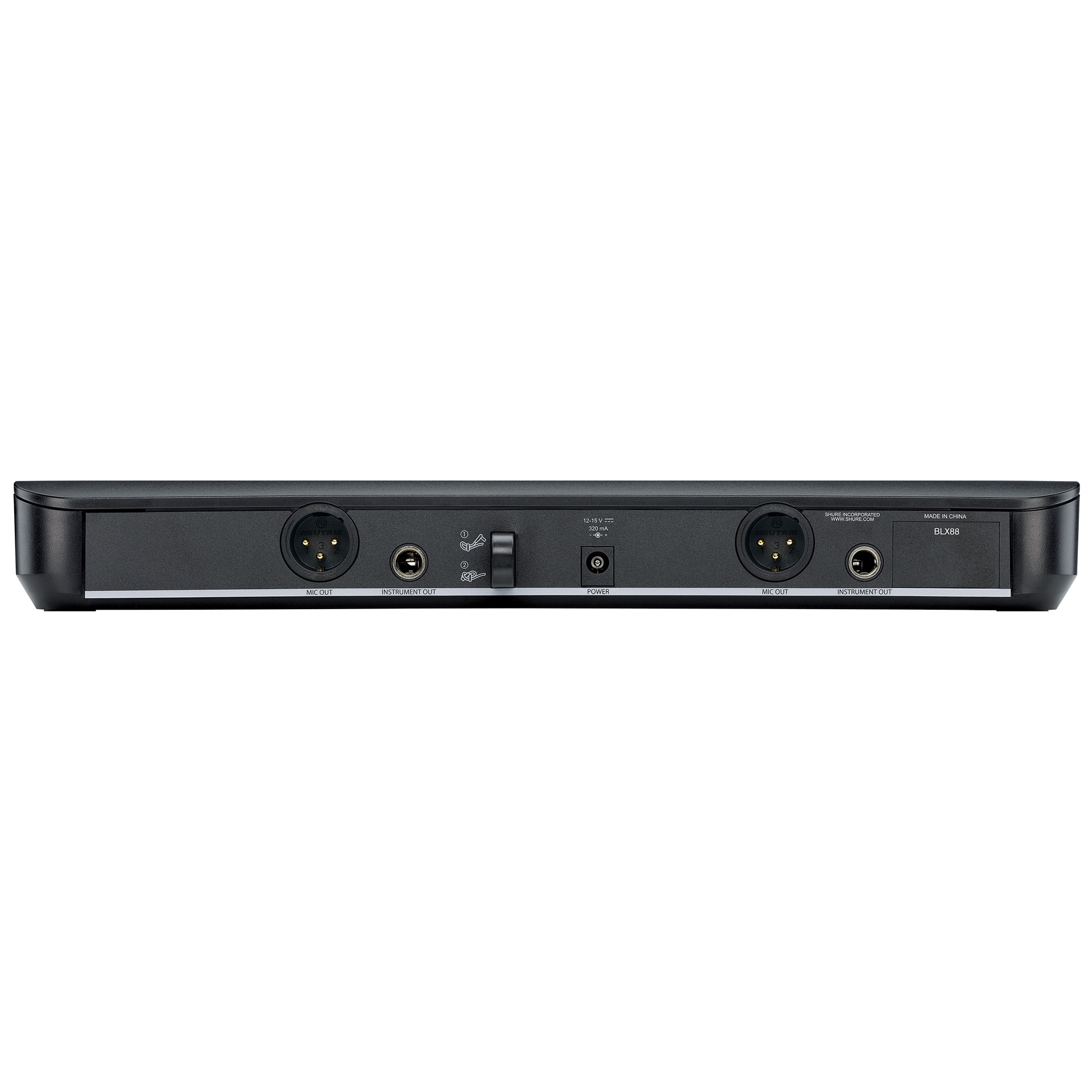 Shure BLX288/PG58 Dual Wireless Handheld Mic System w/ PG58 — view 4