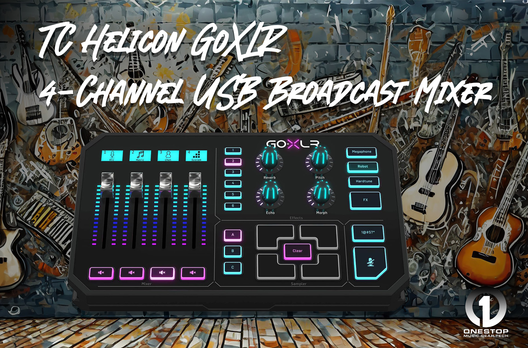 TC Helicon GoXLR 4-Channel USB Broadcast Mixer
