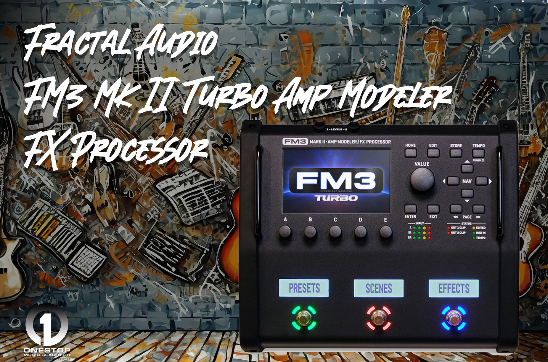 Fractal Audio FM3 Mk II Turbo Amp Modeler – FX Processor