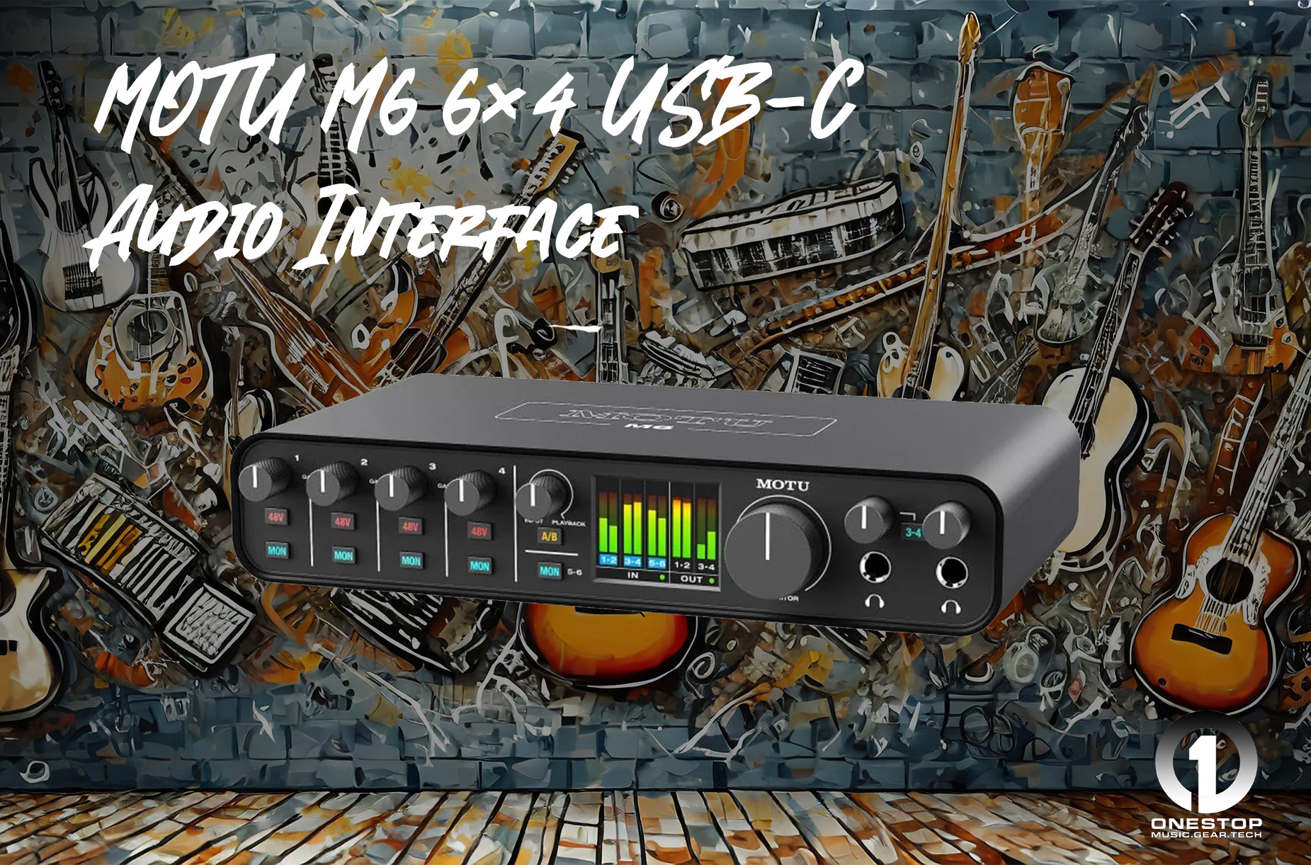 MOTU M6 6×4 USB-C Audio Interface