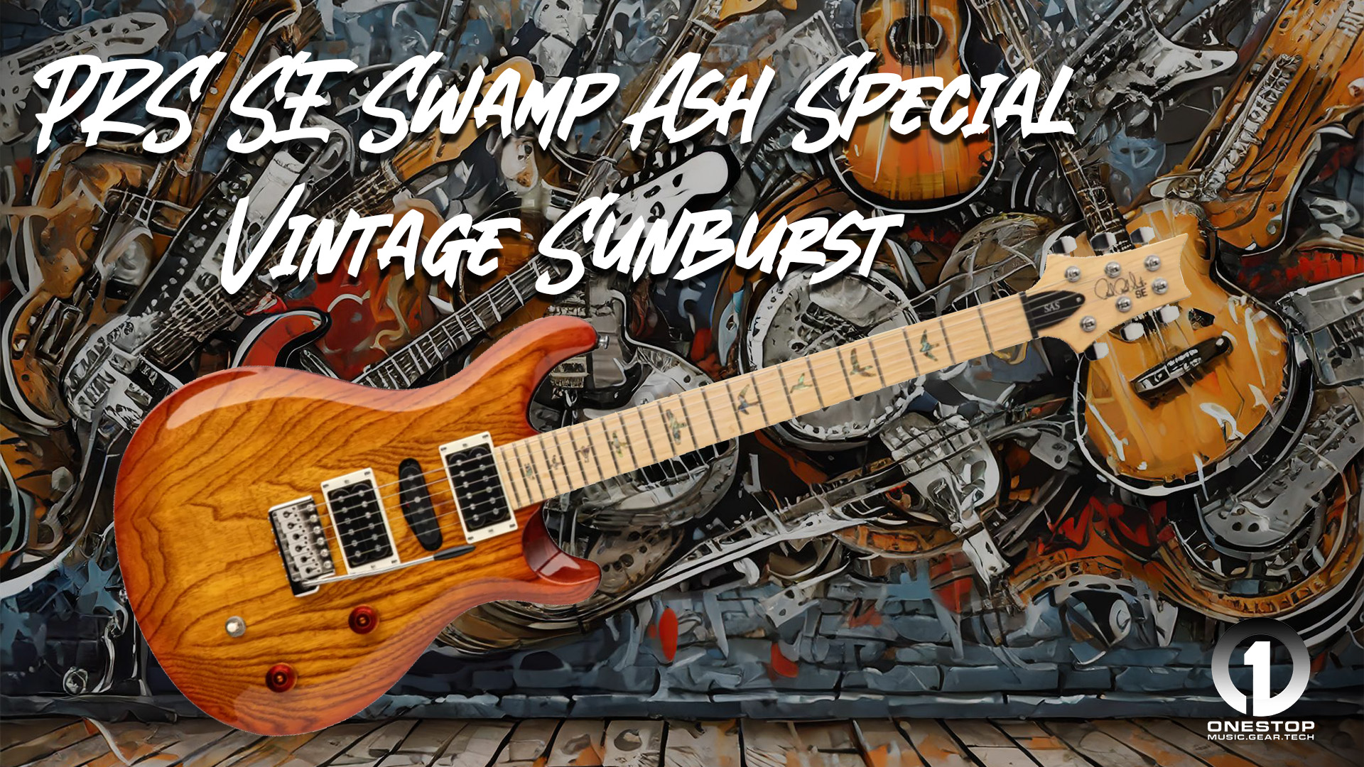 PRS SE Swamp Ash Special Electric Guitar in Vintage Sunburst