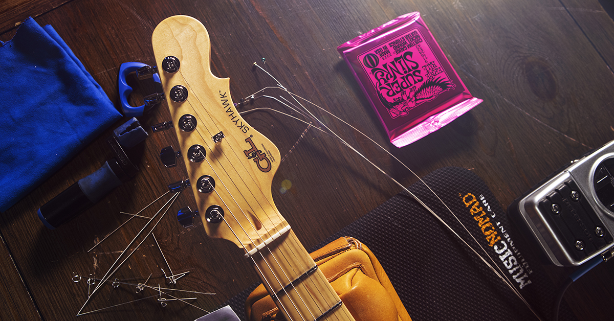 HOW TO RESTRING A GUITAR!