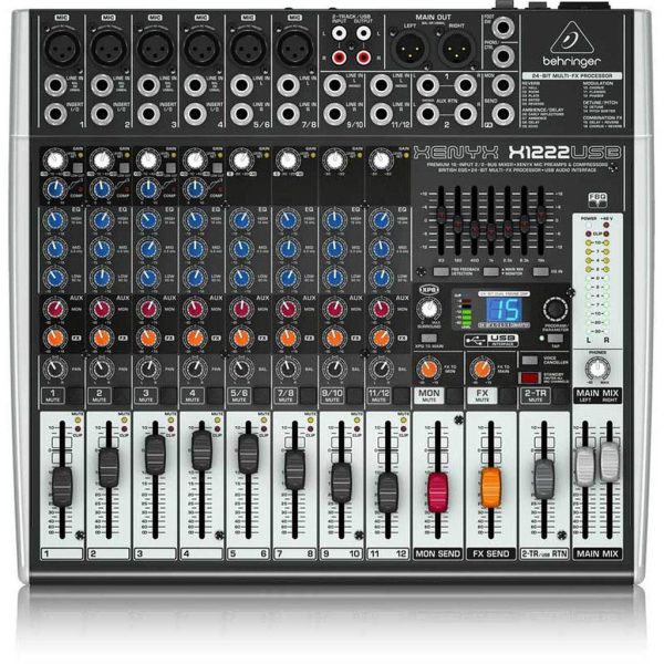 Behringer XENYX X1222 USB Mixer with Effects - Image 3