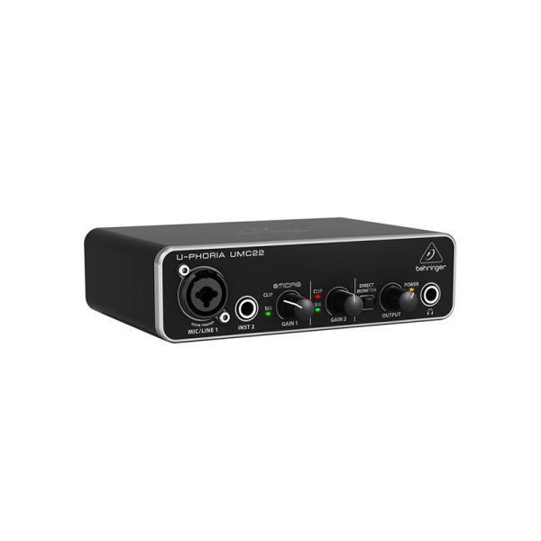 Behringer U-PHORIA UMC22 Audiophile 2x2 USB Audio Interface