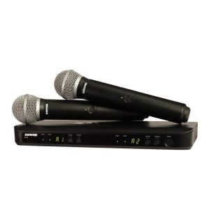 Shure BLX288/PG58 Dual Wireless Handheld Mic System w/ PG58