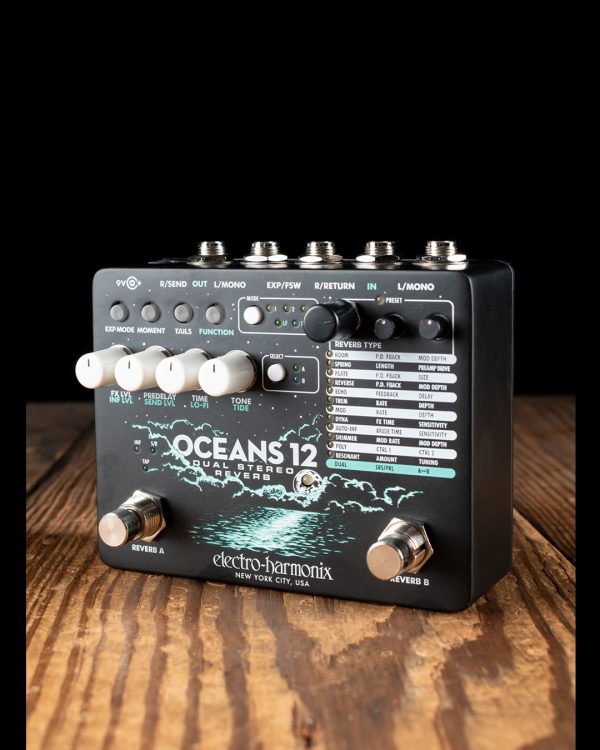 Electro-Harmonix Oceans 12 Dual Stereo Reverb Pedal