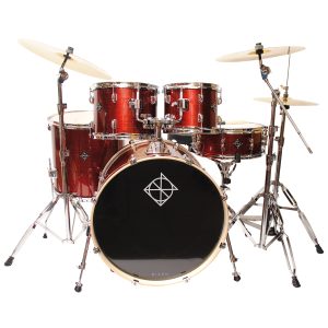 Dixon Drums Spark 5 Piece Poplar Drum Kit With Cymbals and Free Mesh Heads