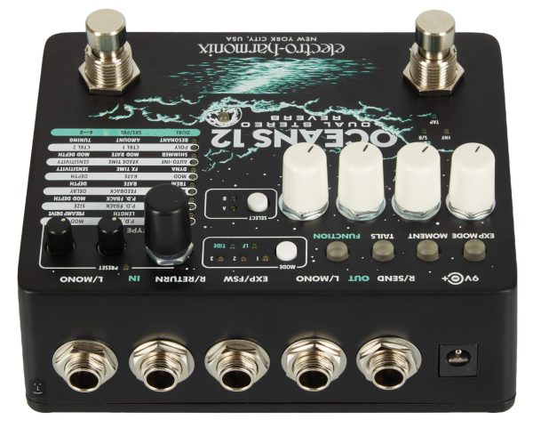 Electro-Harmonix Oceans 12 Dual Stereo Reverb Pedal - Image 3
