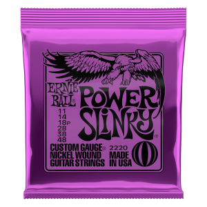Ernie Ball Power Slinky Electric Guitar Strings 11-48