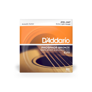 D'Addario EJ15 Phosphor Bronze Acoustic Guitar Strings 010-047
