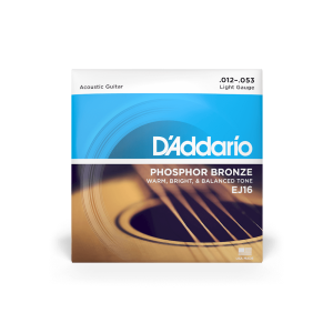 D'Addario EJ16 Phosphor Bronze Acoustic Guitar Strings 012-053