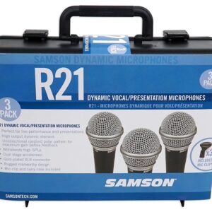 Samson R21S – Dynamic Vocal Microphones (3-Pack)